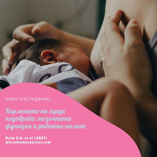 Кърменето на гърда подобрява мозъчната функция